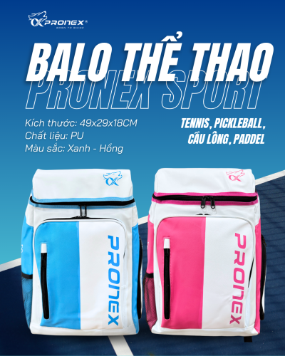 Balo Thể Thao Đa Năng Cho Tennis, Pickleball, Cầu... 0
