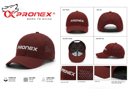[PRONEX] Mũ lưỡi trai thể thao lưới thoáng khí cao... 1